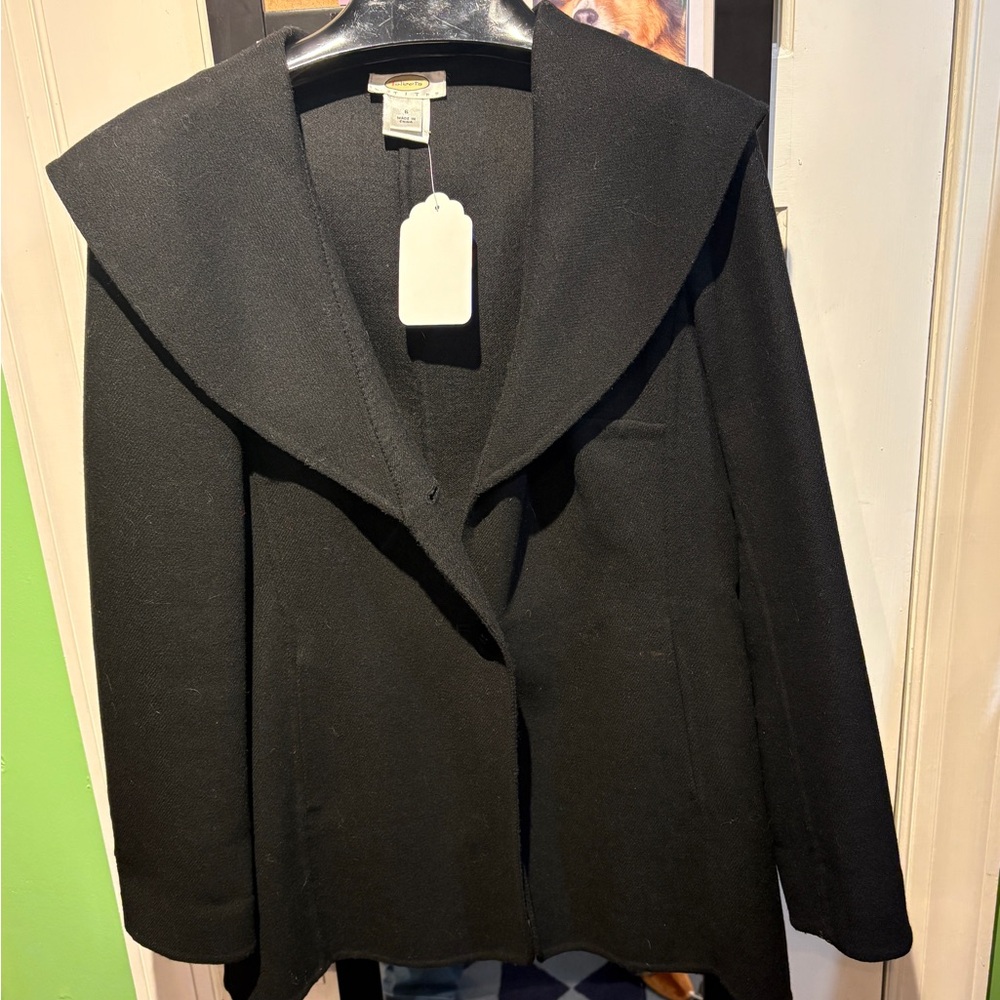 Talbots 100% Wool Pea Coat with Shawl Collar